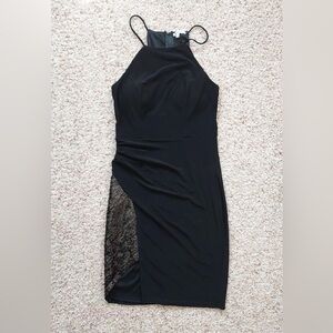 Black Strapless Sheath Dress for Cocktail Nights